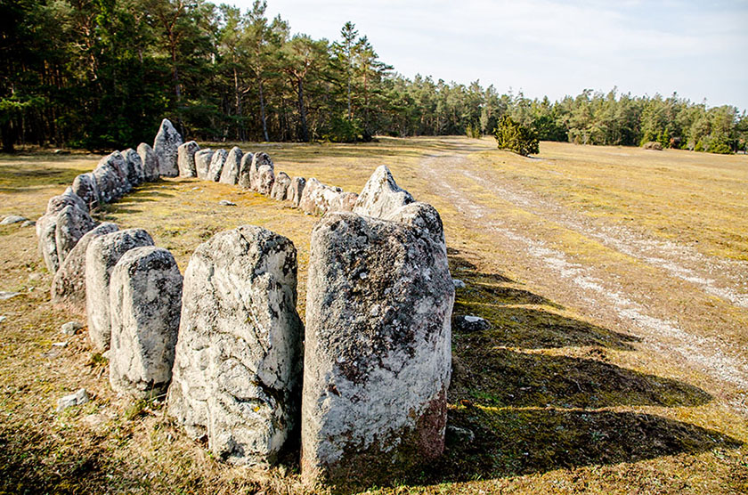 Skeppssättning, Gotland