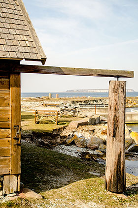 Stay in our cabins or on your boat in our guest harbour, visit the Port of Djupvik, Gotland